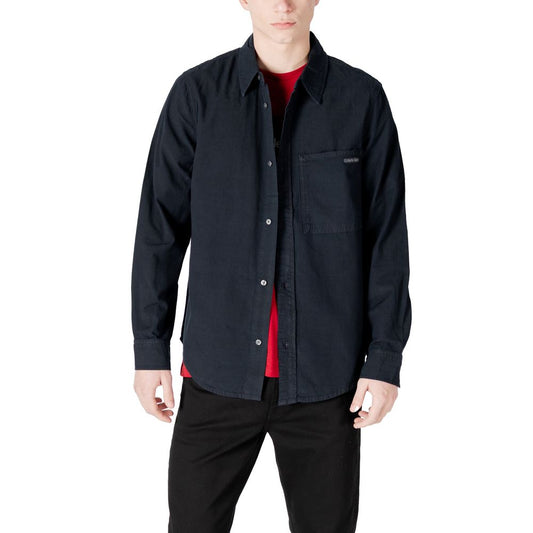 Calvin Klein Jeans Schwarzes Baumwollhemd
