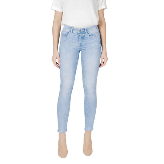 Street One Hellblaue Slim Fit Jeans aus Baumwolle