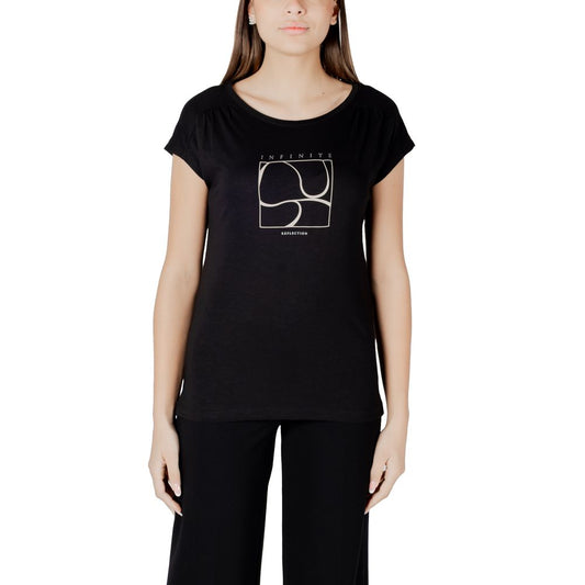 Street One Schwarzes T-Shirt aus Baumwolle