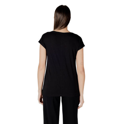 Street One Schwarzes T-Shirt aus Baumwolle