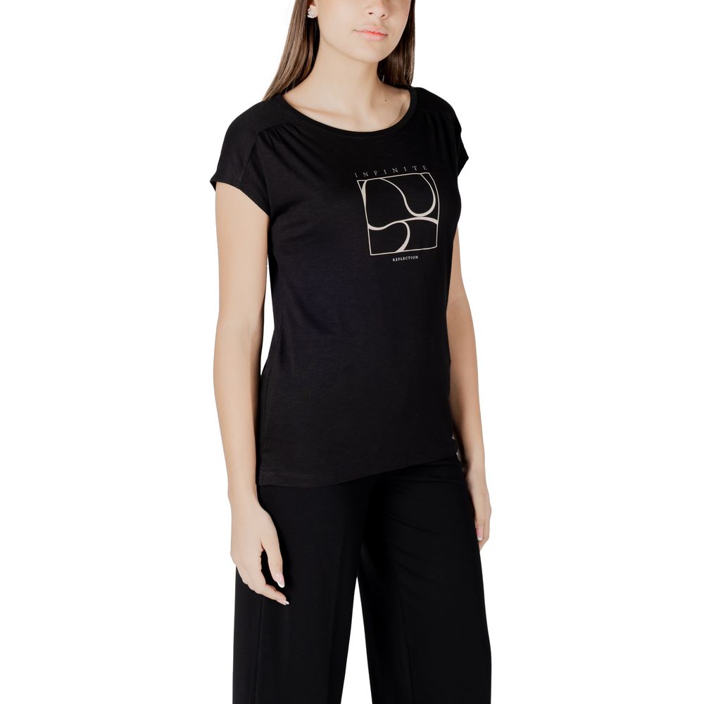Street One Schwarzes T-Shirt aus Baumwolle