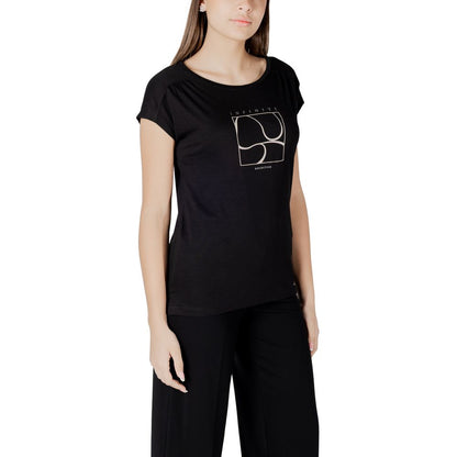 Street One Schwarzes T-Shirt aus Baumwolle
