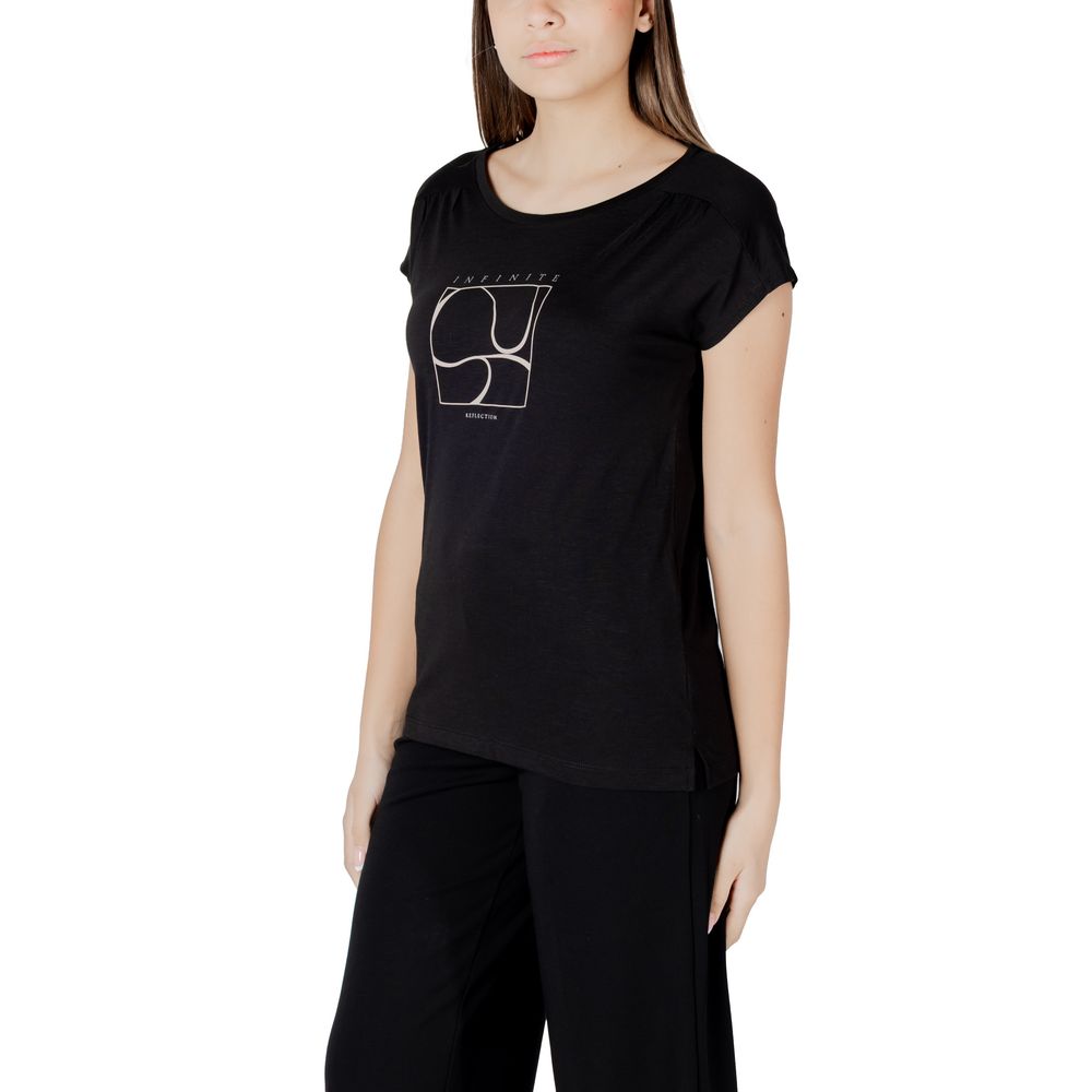 Street One Schwarzes T-Shirt aus Baumwolle
