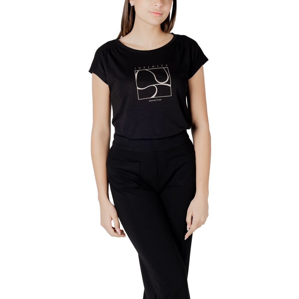 Street One Schwarzes T-Shirt aus Baumwolle