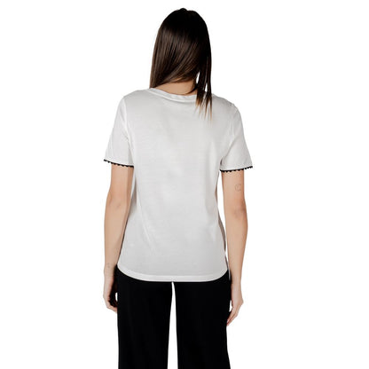 Street One T-Shirt aus weißer Baumwolle