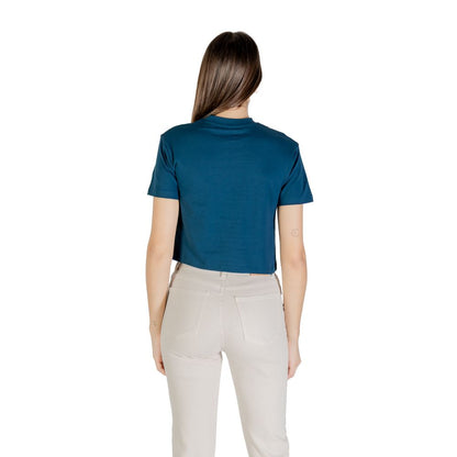 Guess Active Schwarzes T-Shirt aus Baumwolle
