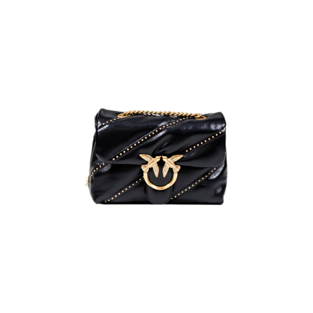 PINKO Schwarze Polyethylen-Handtasche