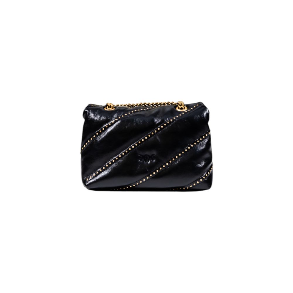 PINKO Schwarze Polyethylen-Handtasche