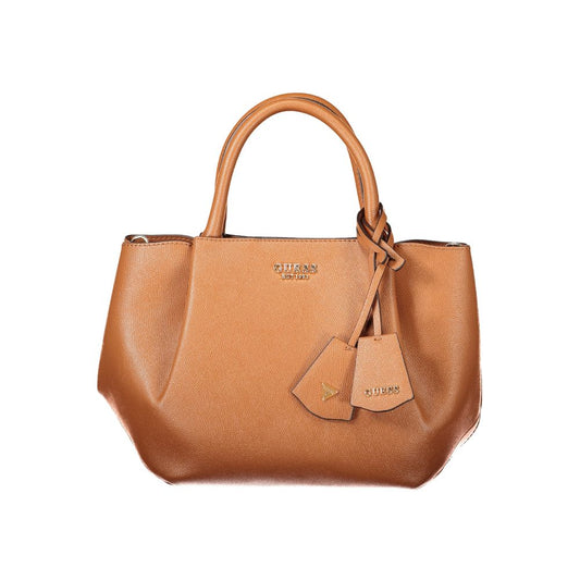Guess Jeans Braun Polyethylen Frauen Handtasche