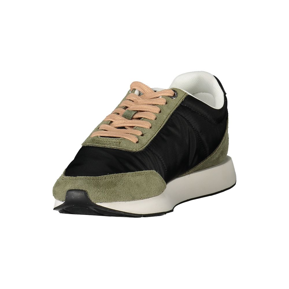 Calvin Klein Schwarzes Leder Damen Sneaker