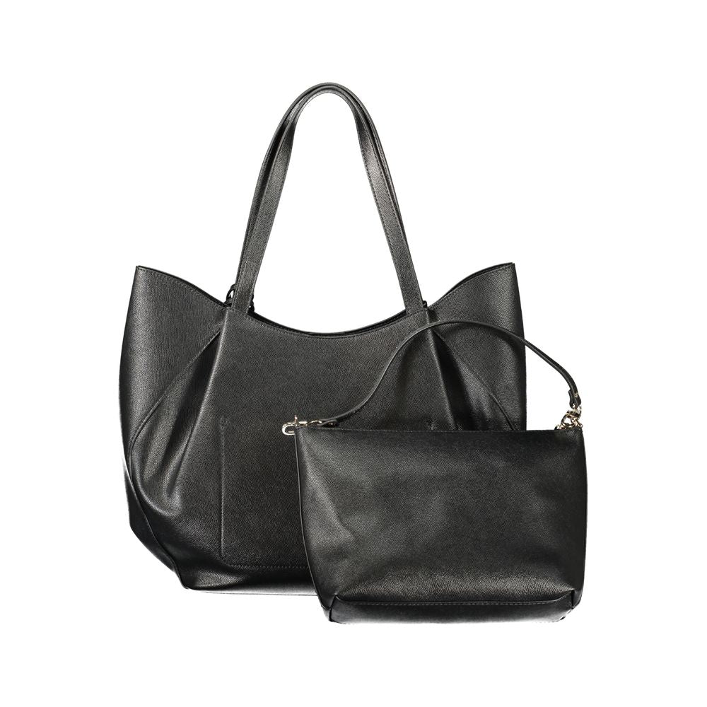 Guess Jeans Schwarz Polyethylen Frauen Handtasche