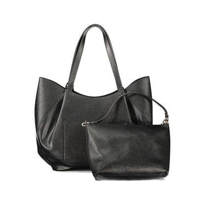 Guess Jeans Schwarz Polyethylen Frauen Handtasche