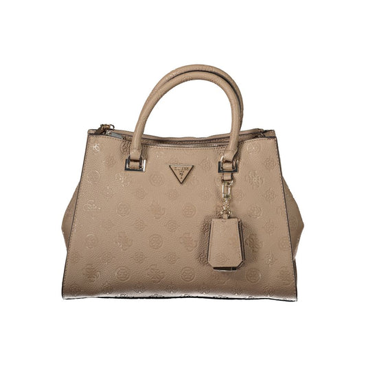 Guess Jeans Braun Polyethylen Frauen Handtasche