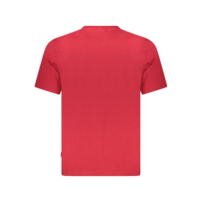 Pepe Jeans Rotes Baumwolle Männer T-Shirt