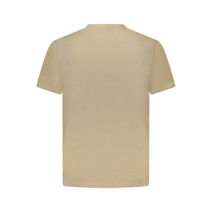 Napapijri Braunes Baumwoll-T-Shirt für Männer