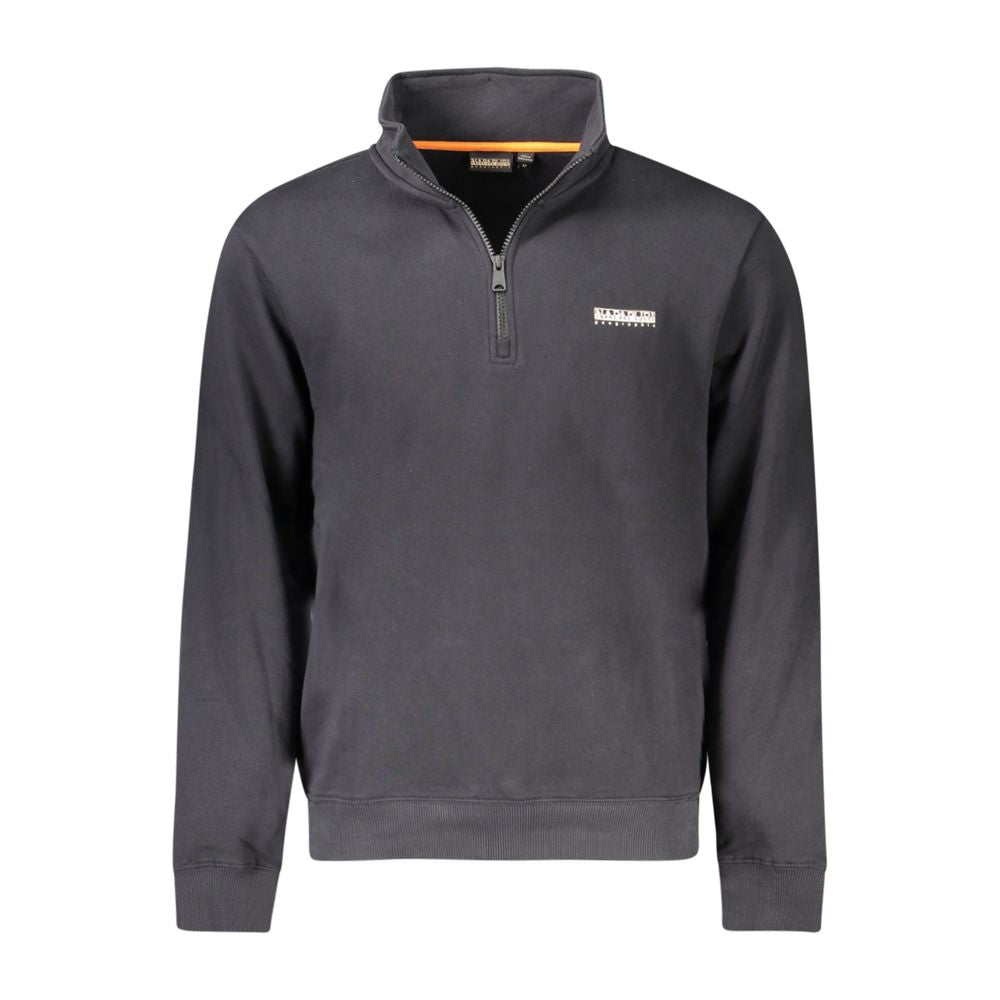 Napapijri Schwarzer Baumwollpullover für Männer