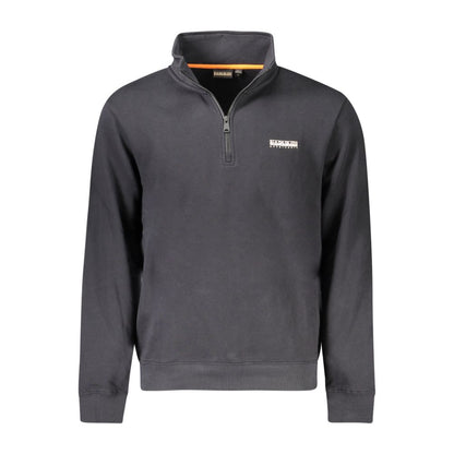 Napapijri Schwarzer Baumwollpullover für Männer