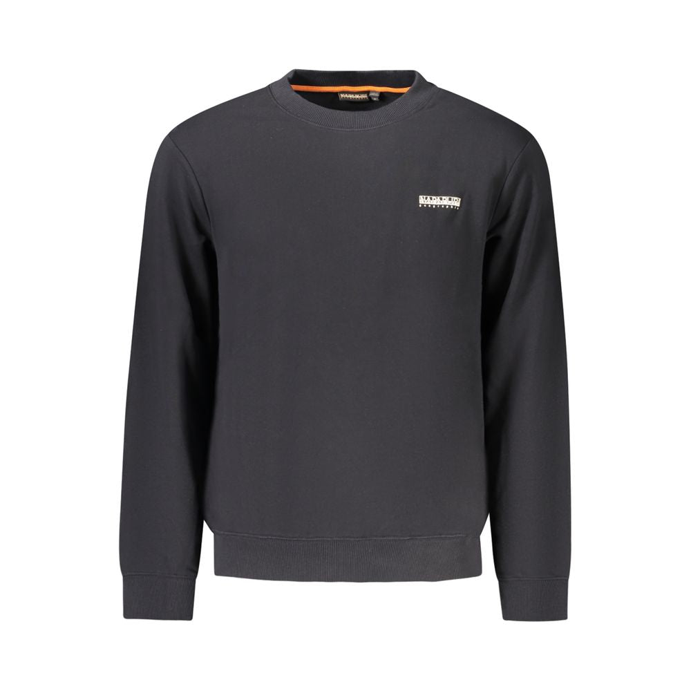 Napapijri Schwarzer Baumwollpullover für Männer