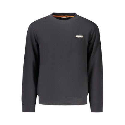 Napapijri Schwarzer Baumwollpullover für Männer