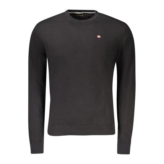 Napapijri Schwarzer Baumwollpullover für Männer