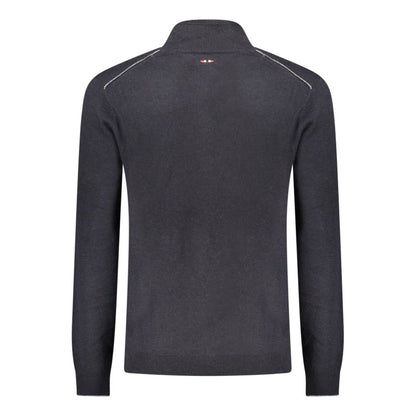 Napapijri Schwarzer Pullover aus Wolle für Männer