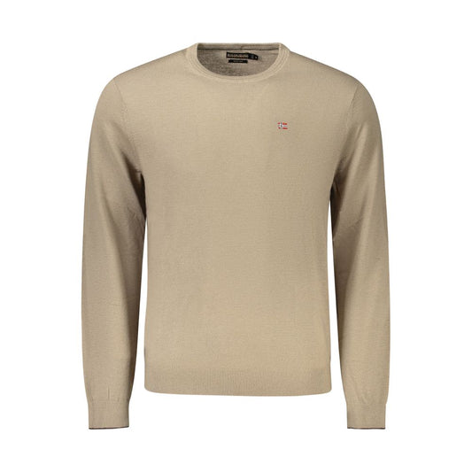 Napapijri Brauner Pullover aus Wolle für Männer