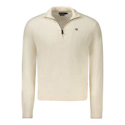 Napapijri Weißer Pullover aus Wolle für Männer