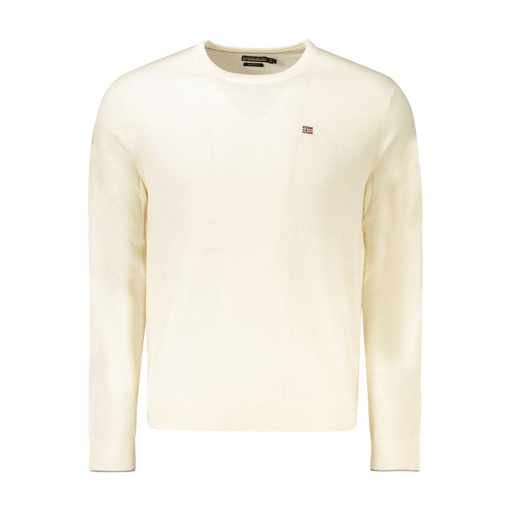 Napapijri Weißer Pullover aus Wolle für Männer