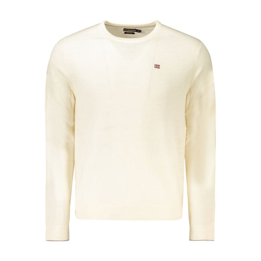 Napapijri Weißer Pullover aus Wolle für Männer