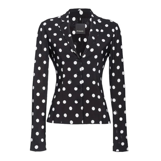 PINKO Schwarzer Viskose Blazer für Frauen
