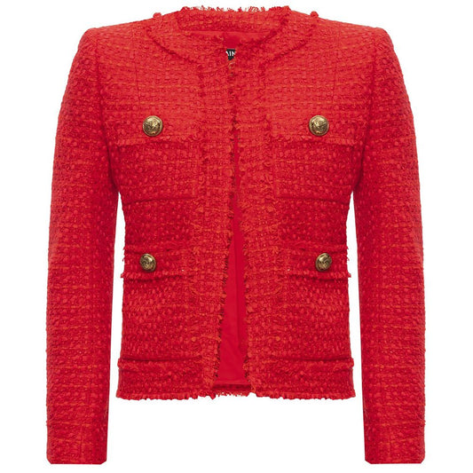 Balmain Rote Nylon Anzüge &amp