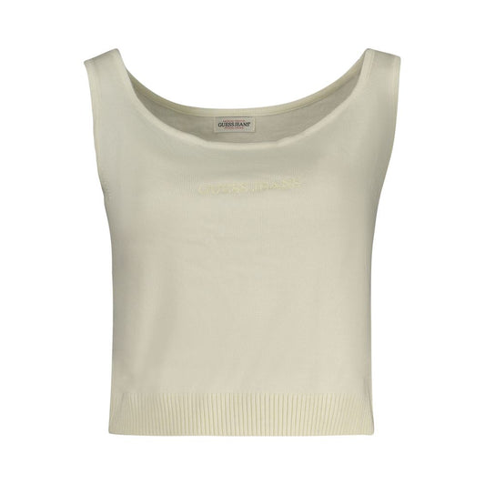 Guess Jeans Weißes Polyester-Hemd
