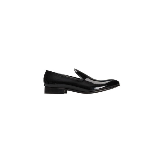 Roberto Pepe Luxury Loafer aus schwarzem Kalbsleder