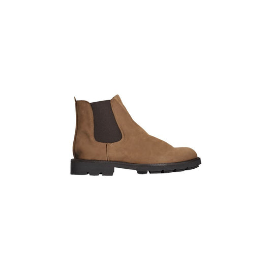 Roberto Pepe Luxury Stiefel aus braunem Kalbsleder