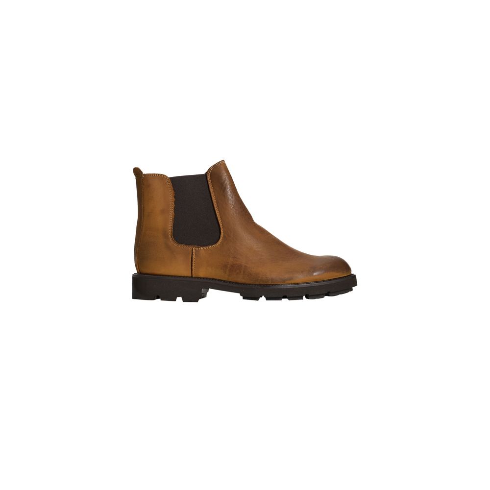 Roberto Pepe Luxury Stiefel aus braunem Kalbsleder