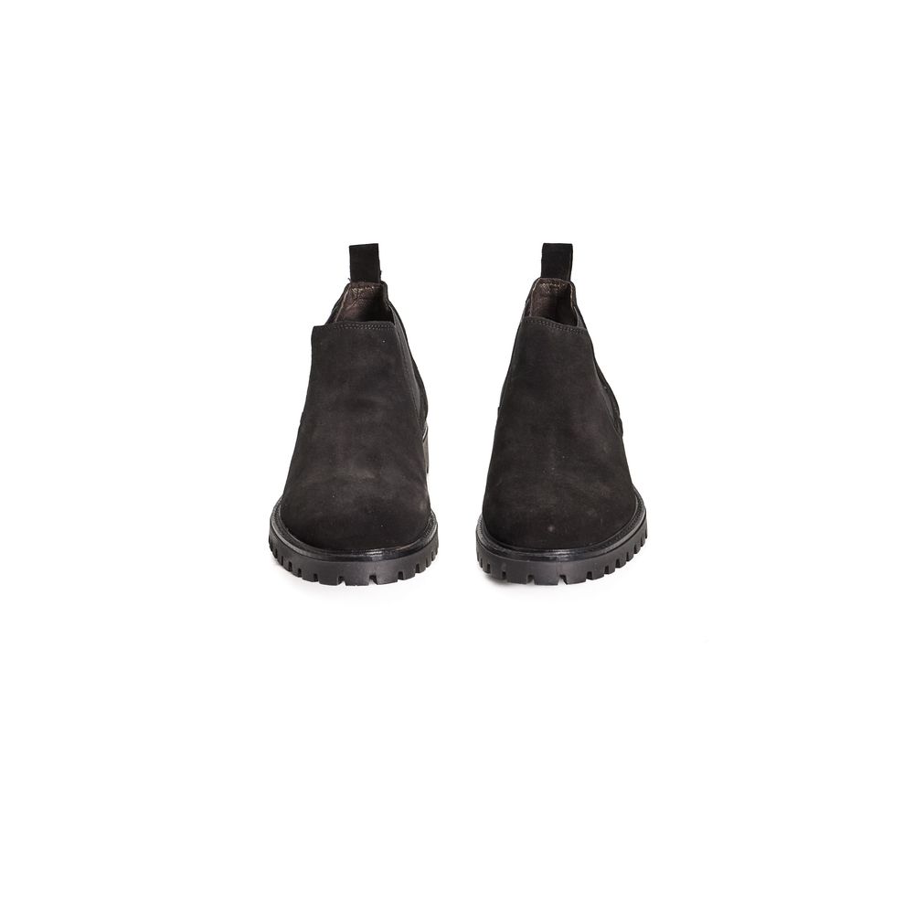 Roberto Pepe Luxury Stiefel aus schwarzem Kalbsleder