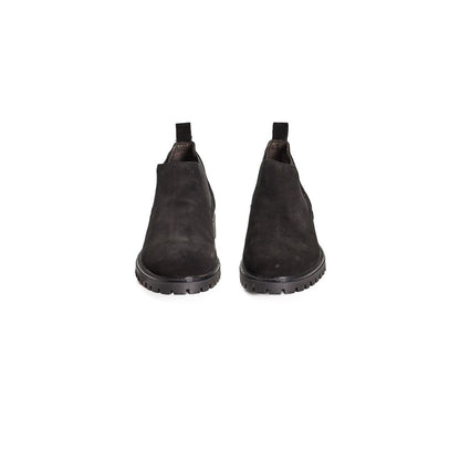 Roberto Pepe Luxury Stiefel aus schwarzem Kalbsleder