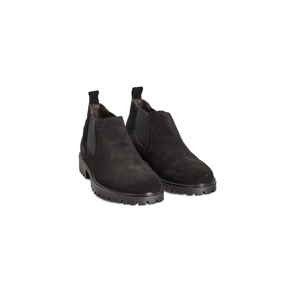 Roberto Pepe Luxury Stiefel aus schwarzem Kalbsleder