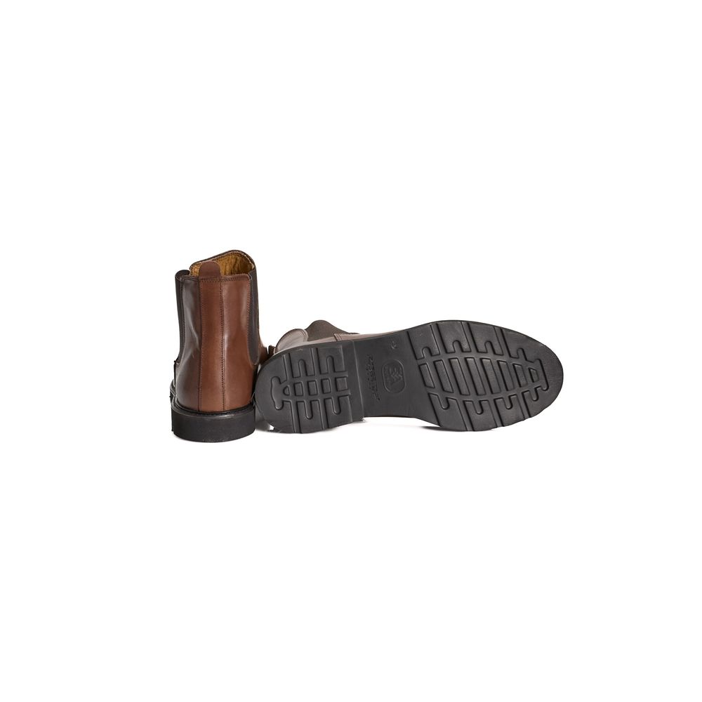 Roberto Pepe Luxury Stiefel aus braunem Kalbsleder