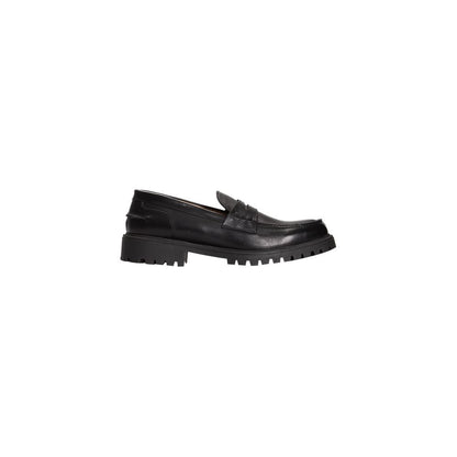 Roberto Pepe Luxury Loafer aus schwarzem Kalbsleder