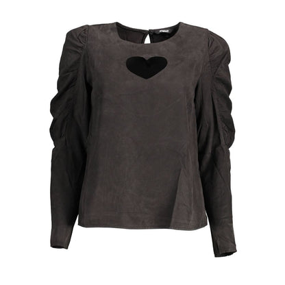 Desigual Schwarzes Lyocell-Hemd