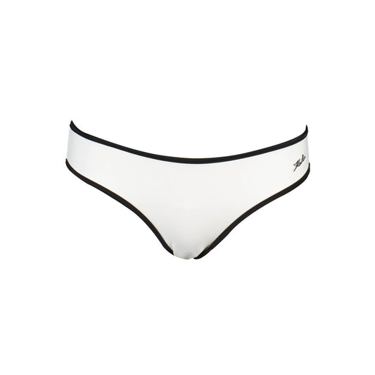 Karl Lagerfeld Weiße Elastan-Badebekleidung