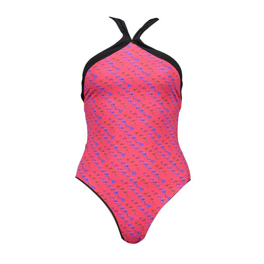 Karl Lagerfeld Rote Elastan-Badebekleidung