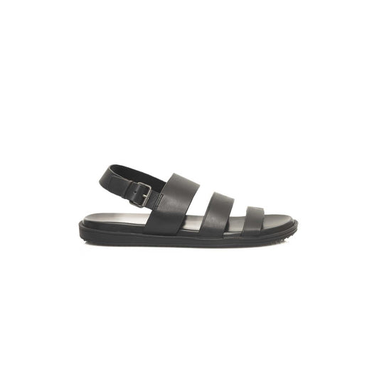 Cerruti 1881 Schwarze Leder Herren Sandale