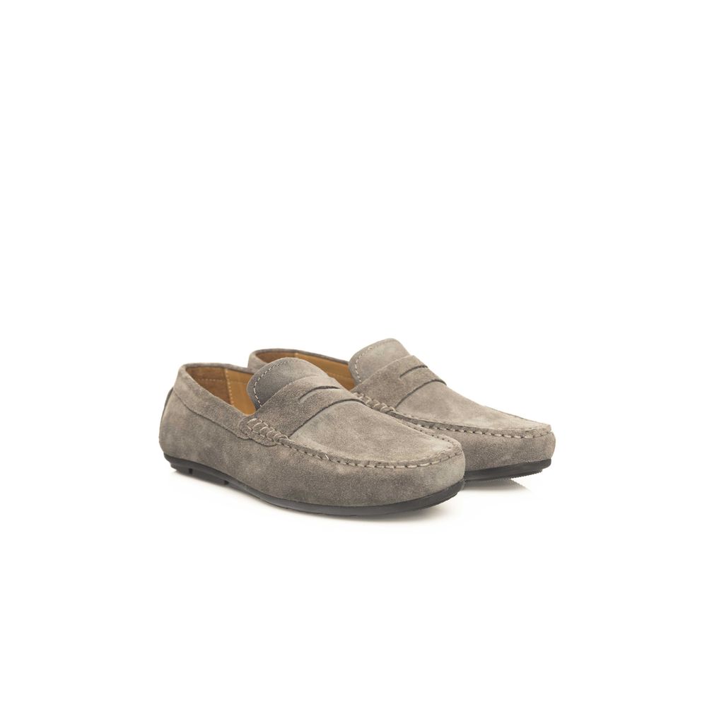 Cerruti 1881 Graue Rindsleder Herren Loafer