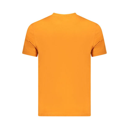 Napapijri Orange Baumwolle Männer T-Shirt
