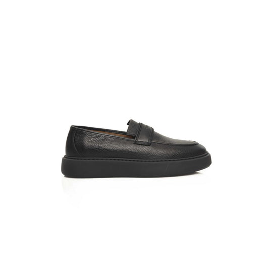 Cerruti 1881 Schwarzes Rindsleder Herren Loafer