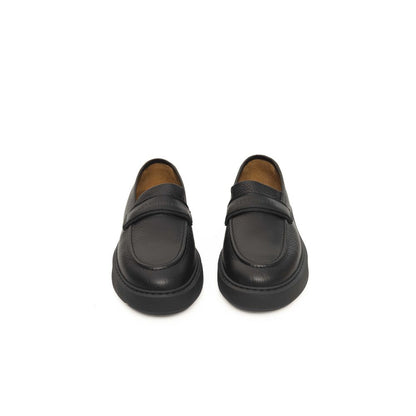Cerruti 1881 Schwarzes Rindsleder Herren Loafer