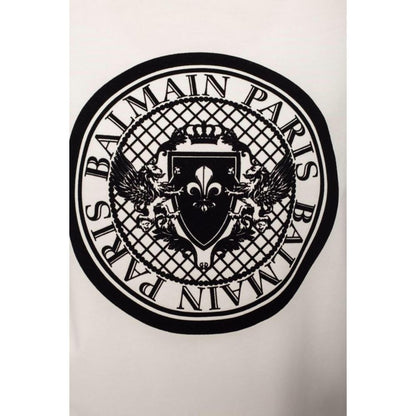 Balmain Weißes Baumwoll-Sweatshirt