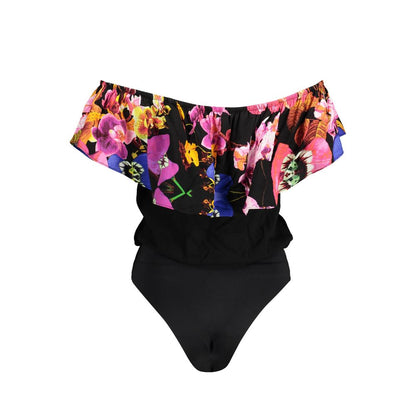 Desigual Schwarzer Elastan-Bodysuit